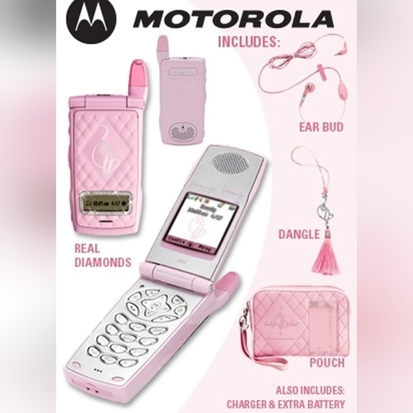 Baby Phat Pink Limited Edition Phone w/ box & accessories- Collectors item *Y2K* - Picture 15 of 16